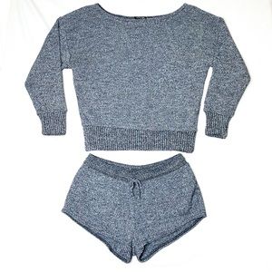 NASTY GAL Knitted Sweater + Short set size Medium